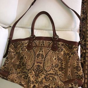 J. jill Tapestry Overnight Tote Bag